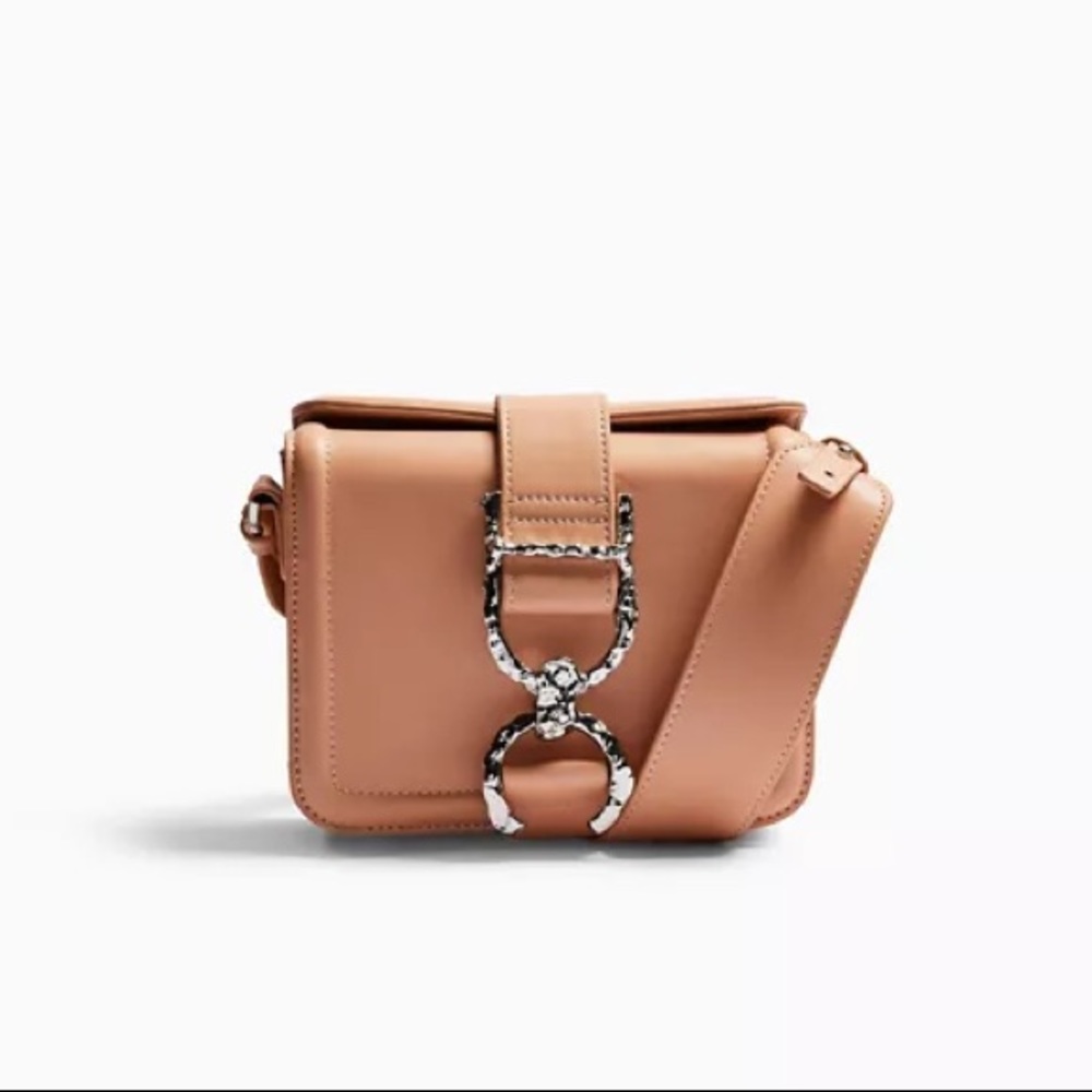 NWOT Topshop crossbody bag in apricot